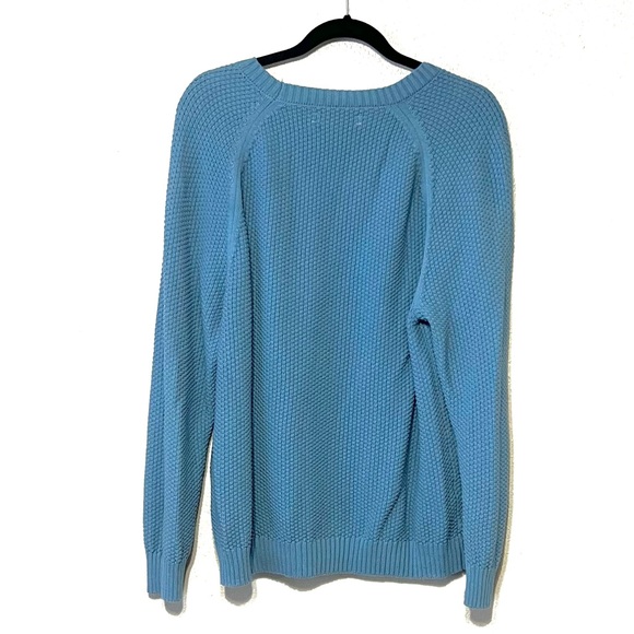 LOFT Stitchy Sweater 100% Cotton - Picture 3 of 5